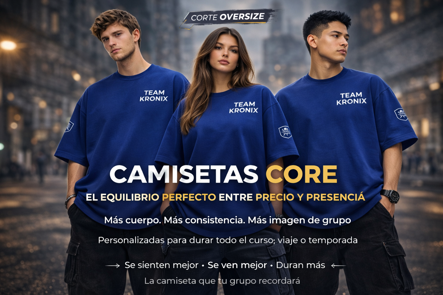 La típica camiseta de graduación… pero bien hecha
